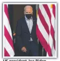  ??  ?? US president Joe Biden.