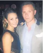  ??  ?? Corrie McKeague with girlfriend April Oliver, who is due to give birth to his child later this year.