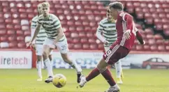  ??  ?? 0 Lewis Ferguson’s late penalty denied Celtic victory on Sunday.