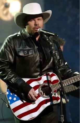  ?? Associated Press ?? Toby Keith, the country star who died on Feb. from stomach cancer at the age of 62.