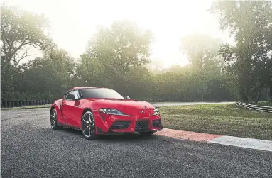  ??  ?? The Supra has Sport and Normal mode. These settings change the way that traction and stability control behave.