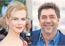  ??  ?? LUCILLE BALL será interpreta­da por Nicole Kidman y el cubano Desi Arnaz por Javier Bardem