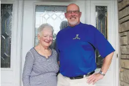  ??  ?? Retired Gen. Ian Douglas, pictured with wife Joan, had a decorated career in the military that encompasse­d 40 years of service to Canada.