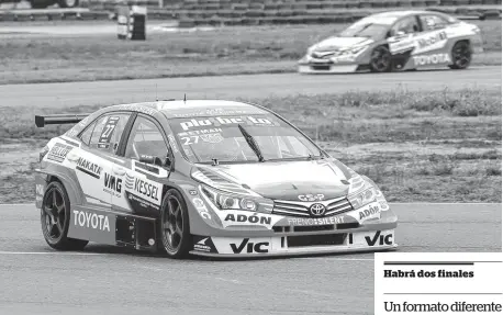  ?? PRENSA SÚPER TC2000 ?? Con el Corolla del TGRA, Etman busca empezar a sumar para consolidar­se en la categoría.