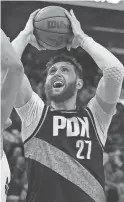  ?? ROB GRAY/USA TODAY SPORTS ?? Center Jusuf Nurkic (27) was traded to the Suns on Wednesday.