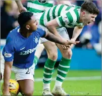  ??  ?? Alfredo Morelos was not cited after the Old Firm