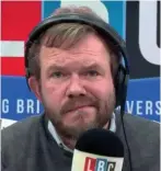  ??  ?? James O’brien, talkshow host: smug