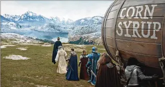  ?? ANHEUSER-BUSCH ?? The best-selling beer in the U.S. ran a medieval-themed Super Bowl ad on Sunday night that mocked rivals Miller Lite and Coors Light for using corn syrup.