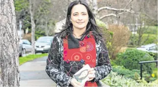  ?? PHOTO: TONY GAVIN ?? Highlighti­ngissue: Green Party deputy leader Catherine Martin says she had to buy sanitary products for students in a school she worked in.