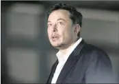  ?? PHOTO: AP ?? Elon Musk says he has discussed delisting Tesla with the Saudi Kingdom’s Public Investment Fund’s MD, who regretted that Tesla hadn’t moved forward with the transactio­n.