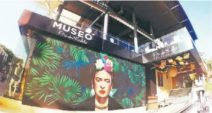  ?? CORTESÍA MUSEO FRIDA KAHLO ?? Está ubicado en la icónica Quinta Avenida, la cual es transitada por alrededor de 39 mil personas al día.