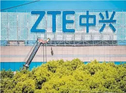  ?? JOHANNES EISELE/GETTY-AFP ?? President Donald Trump’s tweets in support of Chinese firm ZTE has raised questions.