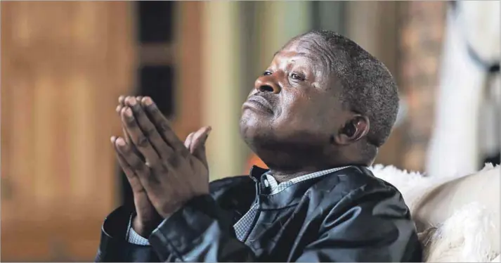  ??  ?? Nine lives: David Mabuza has been mentioned in the same breath as political hits in Mpumalanga, but The Cat has escaped unscathed so far. Photo: Gallo Images/Sunday Times/Masi Losi
