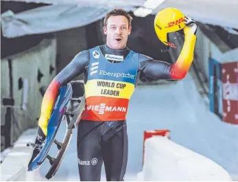  ?? FOTO: SAMMY MINKOFF/IMAGO IMAGES ?? Auch in Innsbruck war er nicht zu schlagen: Felix Loch.