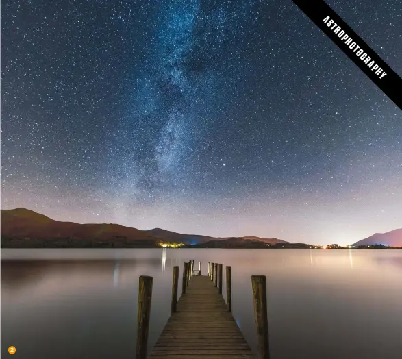  ??  ?? 1 Tefia windmill Nikon D3100 10-20mm f/3.5, 25 secs, f/3.5, ISO1600 2 Ashness jetty Nikon D5500 11-16mm f/2.8, Sky: 30 secs, f/2.8, ISO3200 Ground: 303 secs, f/2.8, ISO400