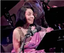  ??  ?? Yolande performing in The Real Ambassador­s at Jazz at Lincoln Center in April 2014.