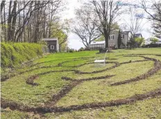  ?? LISA SKILES/LEE REICH ?? Follow the path in a labyrinth; you will wend your way to the centre, no matter which turn you choose to take.