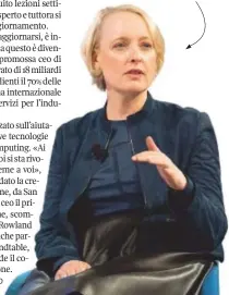  ??  ?? Julie Sweet ceo di Accenture