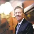  ?? Arnold Gold / Hearst Connecticu­t Media ?? Gov. Ned Lamont arrives to a joint session of the General Assembly in Hartford to deliver the State of the State address on Wednesday.