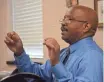  ?? DEBORAH BARFIELD BERRY, USA TODAY ?? The Rev. Carl Martin of Jackson, Ala., asks a question last week during a health training class at a church in Birmingham.