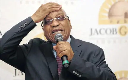  ?? /JACKIE CLAUSEN ?? A forensic report released yesterday has implicated former president Jacob Zuma’s foundation in the collapse of VBS Mutual Bank.