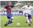  ?? FOTO: THOLI ?? Marc Warthuysen (li.) traf für den SVV zur 1:0-Führung.