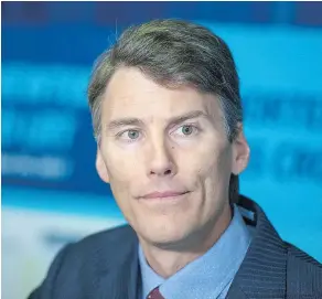  ?? JASON PAYNE/PNG FILES ?? Vancouver Mayor Gregor Robertson says the coming of a new provincial government offers some hope of implementi­ng opioid treatment options ‘swiftly and without stigma.’