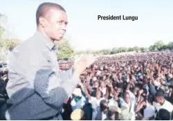  ??  ?? President Lungu