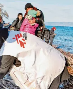  ?? Foto: Alessandro Penso ?? erquert hat und auf der griechisch­en Insel Lesbos gelandet ist.