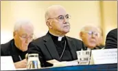  ?? PATRICK SEMANSKY/AP 2015 ?? Archbishop Carlo Maria Vigano has accused Pope Francis of covering up allegation­s of sexual misconduct.