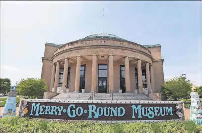  ??  ?? The Merry-Go-Round Museum, built in 1927 as a post office