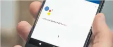  ?? FOTO: ANDREA WARNECKE ?? Sprachassi­stenten, wie hier der Google Assistant, werden oder wurden von einem Drittel der Anwender genutzt.