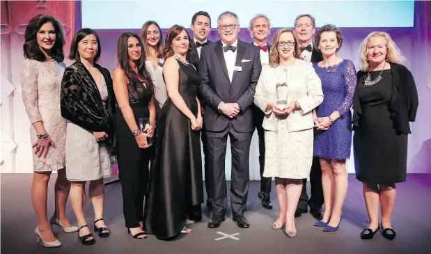  ?? TIM FRASER FOR POSTMEDIA ?? From left, Leslie O’Donoghue, Julie Shin, Tara Rosenblatt, Shelley Babin, Josiane Turcotte, Daniel Holden, Kenneth J. Fredeen, Christophe­r Sweeney, CEO & Co-Founder, ZSA Legal Recruitmen­t, Monique Mercier, John D. Coyne, Tracy Wynne and Anne Marie...