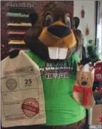  ?? Special to the Westside Weekly ?? Beacon the beaver will deliver toys collected by Morpheus Graphix to the B.C. Children’s Hospital.