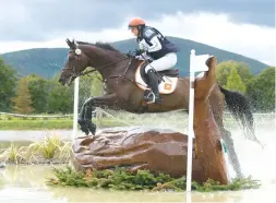  ??  ?? The Netherland­s’ Janou Bleekman claims young rider bronze on Granntevka Prince, a former four-star contender for Lucy McCarthy