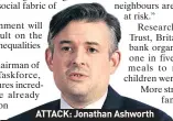  ??  ?? ATTACK: Jonathan Ashworth