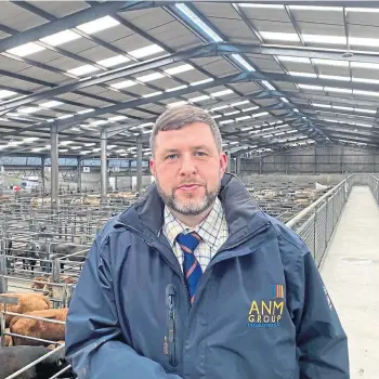  ?? ?? APPOINTMEN­T: Andrew Gunn, the new centre manager for Caithness Livestock Centre.