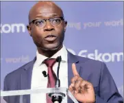  ?? PHOTO: NICHOLAS RAMA ?? Suspended Eskom executive Matshela Koko may know his fate today when Eskom publishes its annual report.