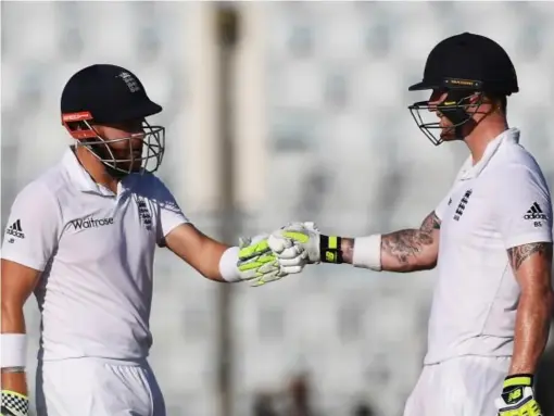 ?? (Getty) ?? Jonny Bairstow and Stokes's partnershi­p helped pull England back from the brink