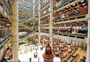  ?? LEON NEAL/AFP ?? The interior of Lloyd’s of London, the centuries-old insurance market, in London, on April 27, 2016.