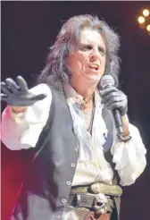  ?? ROB GRABOWSKI/INVISION 2019 ?? Rocker Alice Cooper learned how to tap dance during his pandemic downtime, but don’t expect to see his new moves in his stage show.