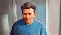  ?? CP IMAGE GREG BANNING ?? Paul Bernardo is shown in this Oct. 5 courtroom sketch during Ontario court proceeding­s via video link in Napanee, Ont.