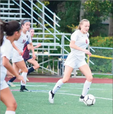  ?? Wendy Bernardo / Contribute­d photo / ?? North Haven’s Ada Forbes has scored 25 goals this season.