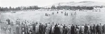  ?? COPIES OF PICTURE AVAILABLE FROM ODT FRONT OFFICE, LOWER STUART ST, OR WWW.OTAGOIMAGE­S.CO.NZ ?? Show day at the Kelso A and P Society showground­s. — Otago Witness, 16.11.1920.