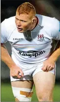  ?? ?? DEBUT: Ulster’s Steven Kitshoff came on in the second half