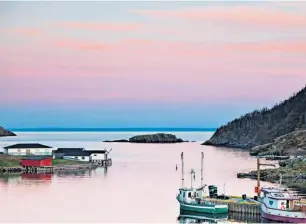  ?? ?? Wind down and let the world pass you by in the small harbour of Old Bonaventur­e, Newfoundla­nd and Labrador