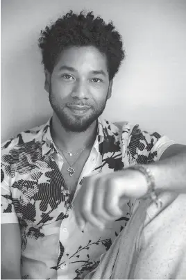  ?? Associated Press ?? ■ Actor-singer Jussie Smollett, from the Fox series "Empire," recently released his debut album, “Sum of My Music,” on his own label.