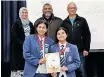  ?? SUPPLIED ?? WINNERS Imrah and Aisha Salie from Parklands College look forward to the national competitio­n taking place in Gauteng next month. |