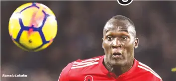  ??  ?? Romelu Lukaku