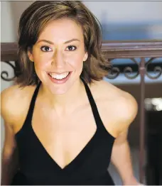  ?? HEART AND STROKE FOUNDATION ?? A former profession­al dancer who works in theatre, Julie Tomaino was just 38 years old when she suffered a stroke that affected both sides of her brain, leaving her “locked in” — conscious but unable to speak or move for nearly 10 days.
